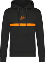 Malelions Men Tonny Hoodie - Antra/Orange - S