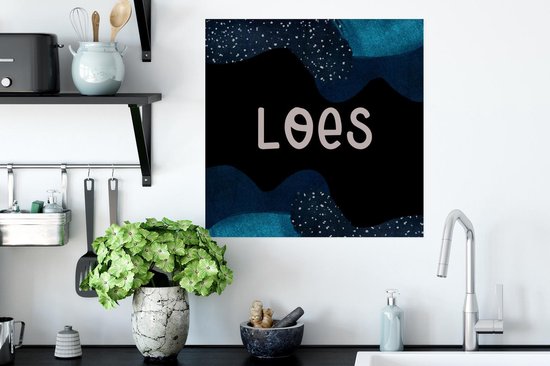 Affiche Loes - Pastel - Fille - 50x50 cm