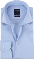 Profuomo Overhemd Cutaway Blauw Ruit - maat 43