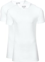 Slater 2-pack Stretch T-shirt Wit - maat L