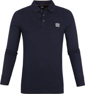 Hugo Boss LS Polo Passerby Donkerblauw - maat XXL