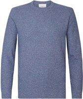 Profuomo Pullover Garment Dye Blauw - maat M