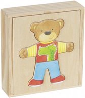 vormpuzzel Kleine Beer junior hout 18 stukjes