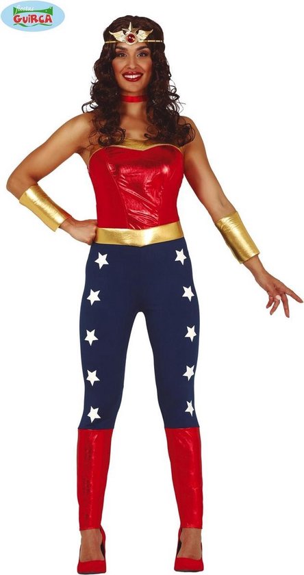 Wonder Woman Kostuum, Kids DC Super Hero Meisjes Outfit, Groot, Leeftijd 10  Jaar, Hoogte 4' 8 5' 0 | oiex.unex.es