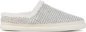 Toms Vrouwen Canvas    Harde zool  Pantoffels / open Sloffen - Sage - Wit - Maat 37