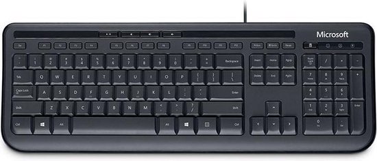 Microsoft 600 toetsenbord - QWERTY US -  Zwart - Microsoft