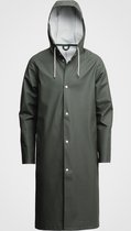Stutterheim - Regenjas voor dames en heren - Stockholm Long - Green - maat XL