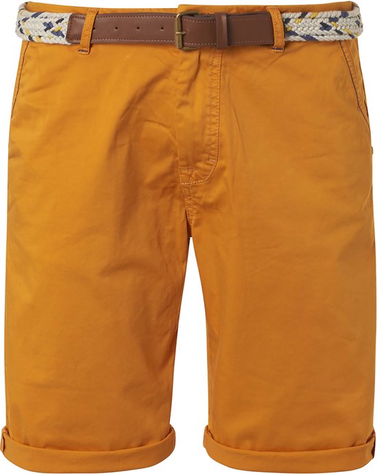 No-Excess - Short Garment Dye Yellow - Coupe moderne - Pantalon Homme taille 36