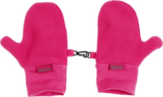Playshoes - Fleece wanten voor kinderen - Roze - maat 3 (17cm) 4-6 years