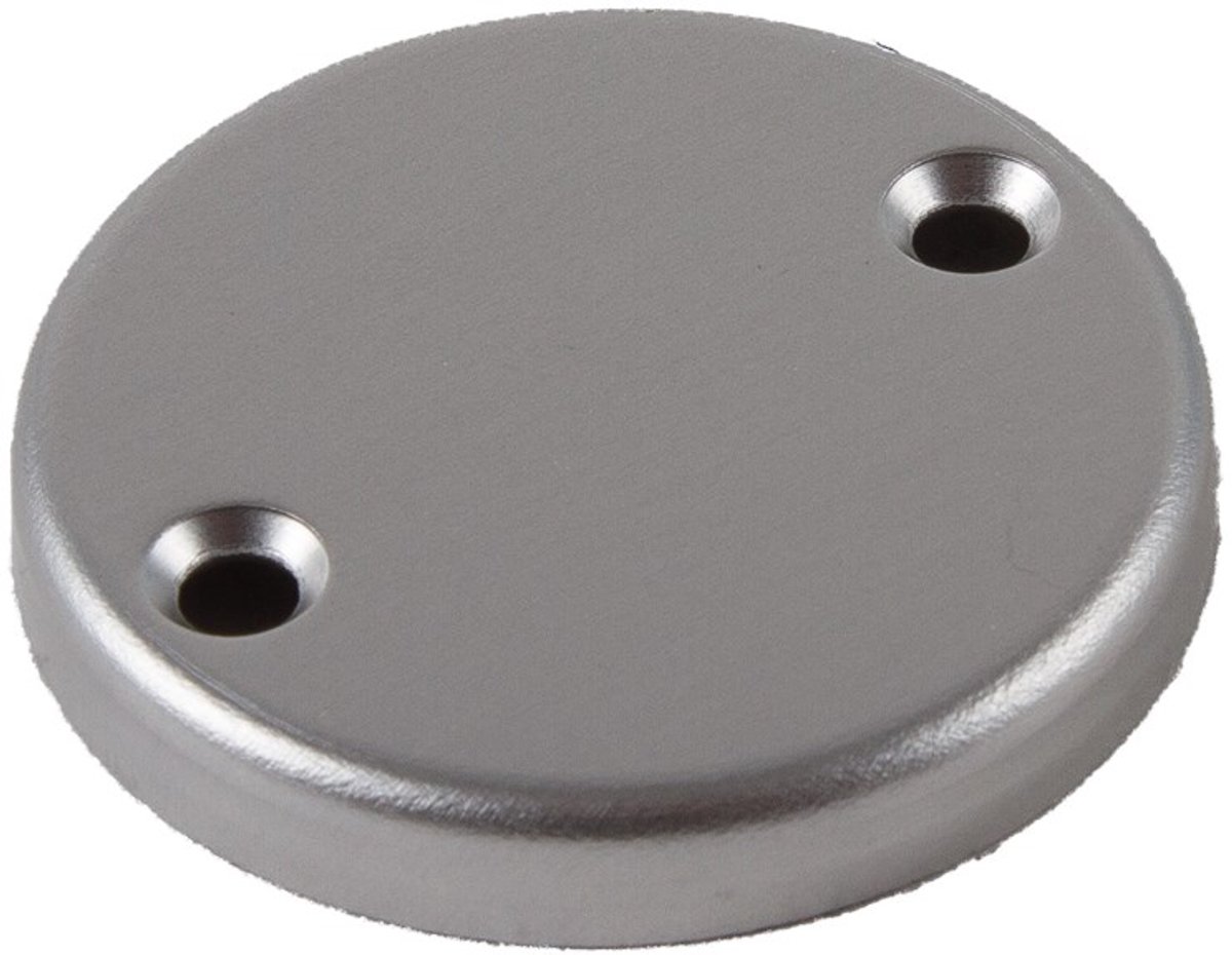 Ami Afdekrozet - Rond - 50x7mm - blind - aluminium F-1