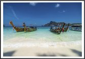 Poster van een strand in Thailand - 40x50 cm