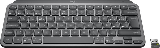 Logitech MX Keys Mini for Business toetsenbord RF-draadloos + Bluetooth AZERTY Frans Grafiet