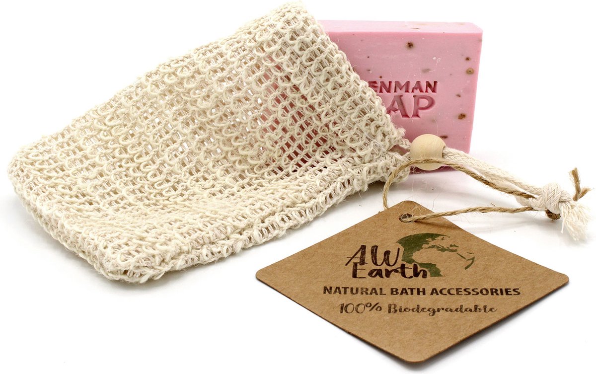 Goedkoopste Zeepzakje - Washed Jute