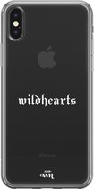 xoxo Wildhearts case voor iPhone XS Max - Wildhearts White - xoxo Wildhearts Transparant Case