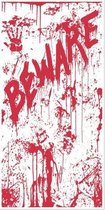 Halloween Halloween deurposter met bloed