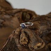 Zilveren edelsteen ring piccola Lapis Lazuli