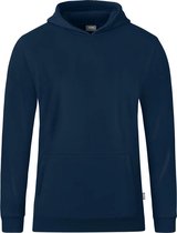 Jako Organic Sweater Met Kap Kinderen - Marine | Maat: 128