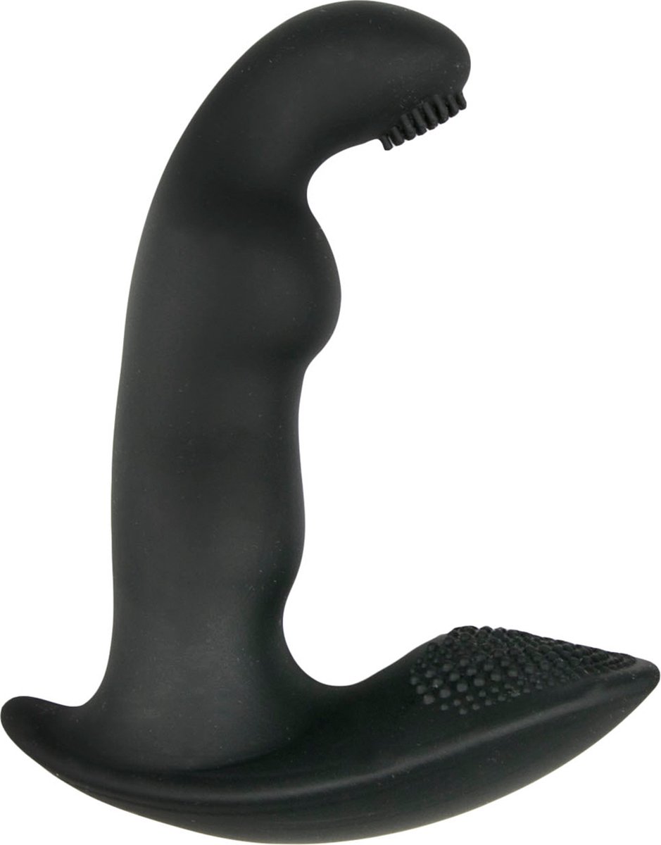 Goedkoopste Dynamic Duke Geribbelde Prostaat Vibrator - Zwart