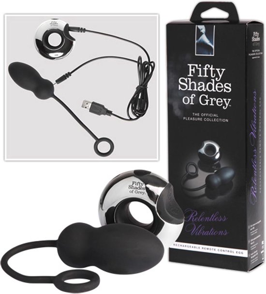 Fifty Shades of Grey - Vibrerend eitje - Zwart