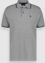 Twinlife Poloshirt Polo Basic Plus Tw11605 Grey Melange 800 Mannen Maat - XL