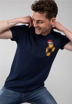 DEELUXE Fancy T-shirt met schedel HYDE Navy
