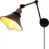 OHNO - Woonaccessoires - Danica Wandlamp - Zwart - Tijdloos - Modern - Industrieël