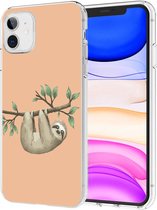 iMoshion Design hoesje voor de iPhone 11 - Serious Request - Watercolour luiaard