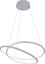 Spiraal hanglamp zwart of wit 47W LED 52,5 cm