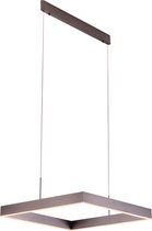 Hanglamp vierkant design LED bruin, zwart, wit 31W
