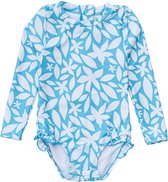 Snapper Rock - UV Zwempak voor baby's - Lange mouw - Aqua Bloom - maat 86-92cm