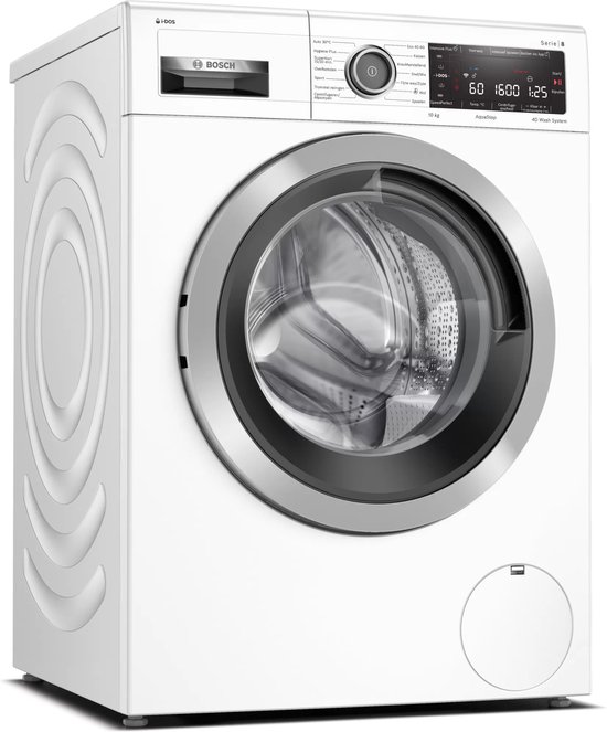Bosch Serie 8 WAXH2K76NL wasmachine Voorbelading 10 kg 1600 RPM B Wit