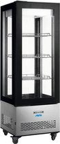 Koelvitrine | Zwart / RVS| 400 liter | Saro | Leonie | 330-1100