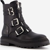 Blue Box dames biker boots - Zwart - Maat 38