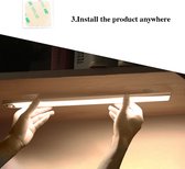 IGOODS - Siècle des Lumières sous meuble 54 LED - éclairage sans fil - éclairage meuble détecteur de mouvement - LED Inductions TRIP 6000K - Lumière Wit