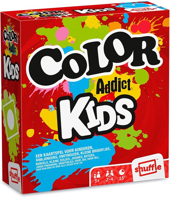 Shuffle - Color Addict Kids  - Kaartspel - Familiespel - Nederlands