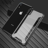 Apple iPhone X Hoesje - Mobigear - Armor Clear Serie - Hard Kunststof Backcover - Zwart - Hoesje Geschikt Voor Apple iPhone X