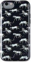 Apple iPhone 6/6s Hoesje - Wilma - Midnight Shine Serie - Eco Friendly Backcover - Leaf Lines - Hoesje Geschikt Voor Apple iPhone 6/6s