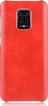 Mobigear Hoesje geschikt voor Xiaomi Redmi Note 9S Telefoonhoesje Hardcase | Mobigear Excellent Backcover | Redmi Note 9S Case | Back Cover - Rood