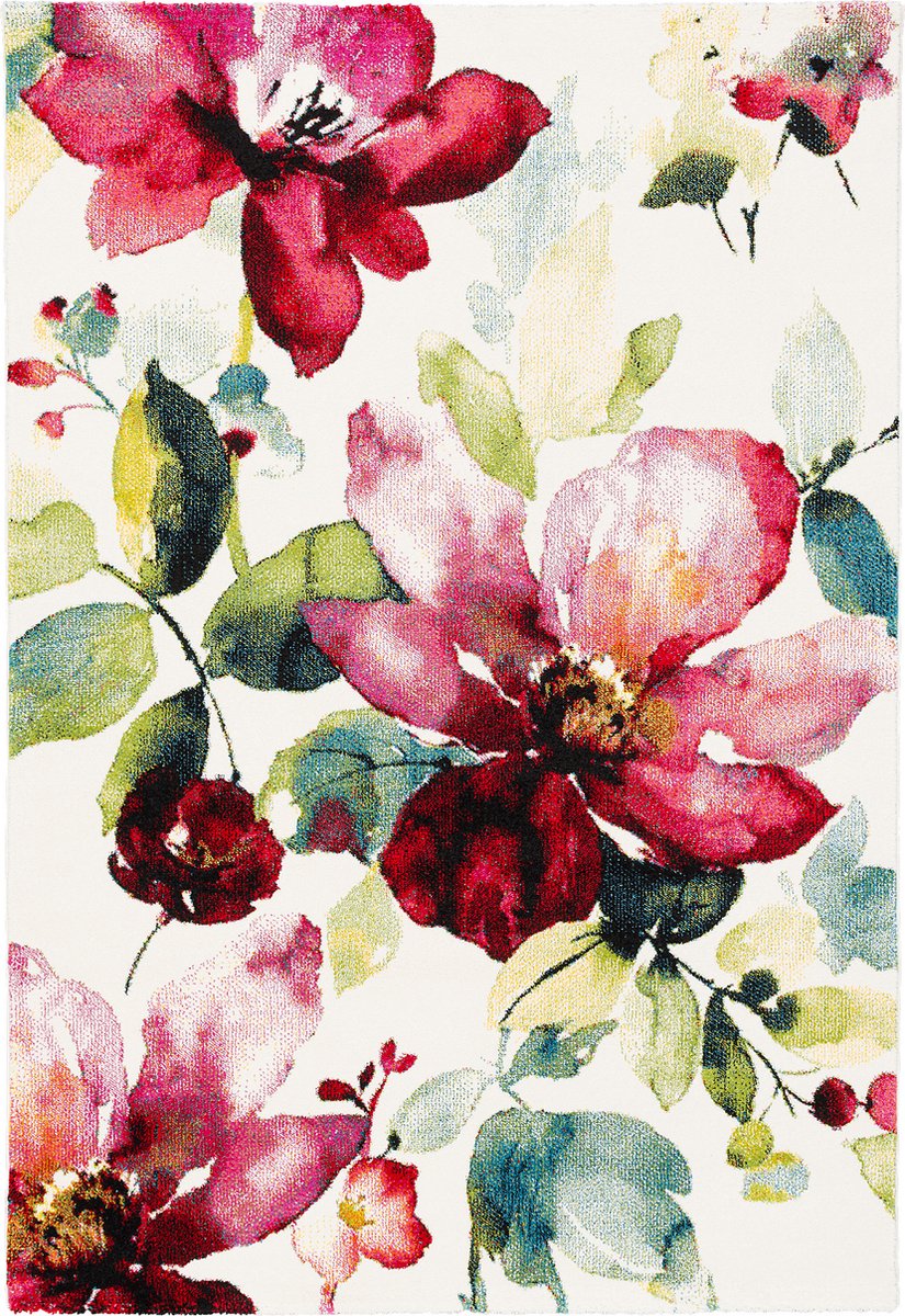 Pergamon Designer tapijt briljante bloemen