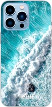 6F hoesje - geschikt voor iPhone 13 Pro - Transparant TPU Case - Perfect to Surf #ffffff