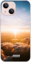 6F hoesje - geschikt voor iPhone 13 - Transparant TPU Case - Cloud Sunset #ffffff