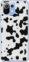 6F hoesje - geschikt voor Xiaomi Mi 11 Lite -  Transparant TPU Case - Dalmation Print #ffffff