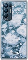 6F hoesje - geschikt voor OPPO Find X3 Neo -  Transparant TPU Case - Arctic #ffffff