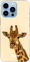 6F hoesje - geschikt voor iPhone 13 Pro Max - Transparant TPU Case - Giraffe #ffffff