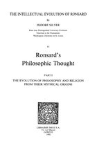 Travaux d'Humanisme et Renaissance 1 - The Intellectual Evolution of Ronsard