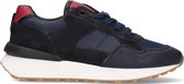 Wysh Willem Lage sneakers - Leren Sneaker - Jongens - Blauw - Maat 34