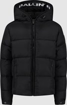 Ballin Amsterdam -  Jongens Regular Fit Puffer  Jas  - Zwart - Maat 176