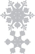 Sizzix Thinlits Snijmal Set - Stunning Snowflake - 2 stuks
