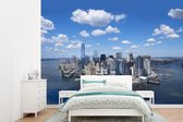 Behang - Fotobehang New York - Manhattan - Skyline - Breedte 385 cm x hoogte 280 cm