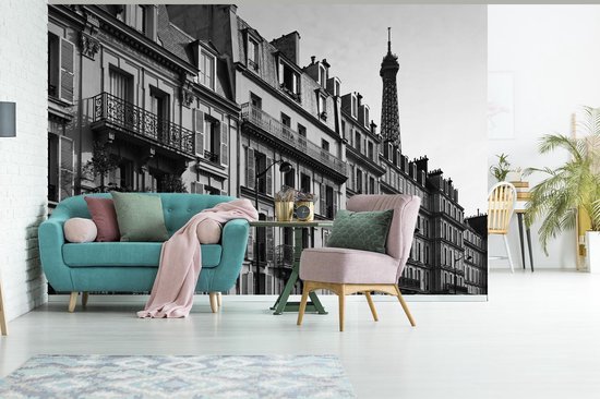 Papier fotobehang Haut de la Tour Eiffel